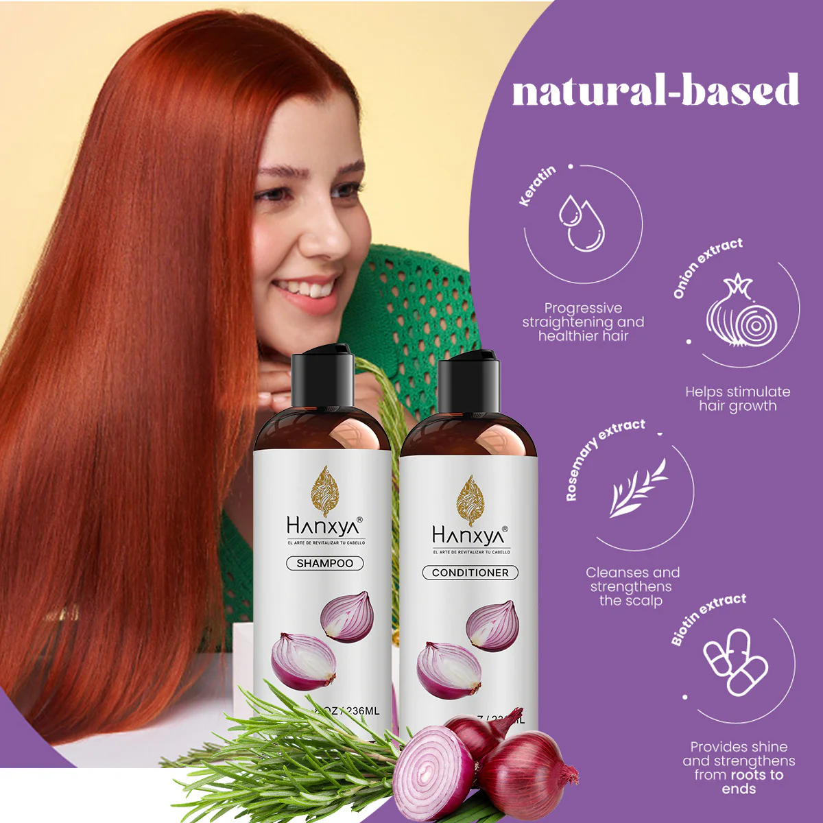 🌱 Regrow Your Hair Naturally —Onion Repair & Growth Shampoo - Image 6