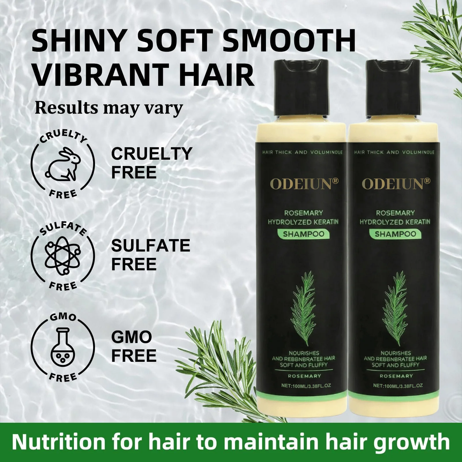 🌱 Organic Rosemary Hair Growth Shampoo - Image 3
