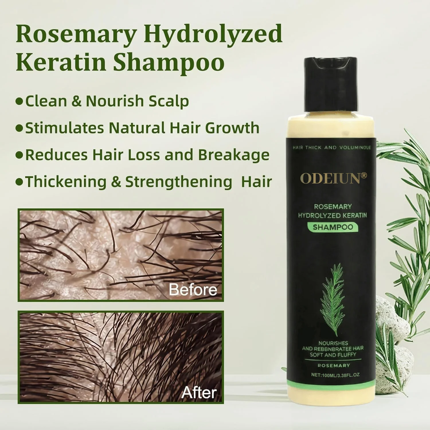 🌱 Organic Rosemary Hair Growth Shampoo - Image 4
