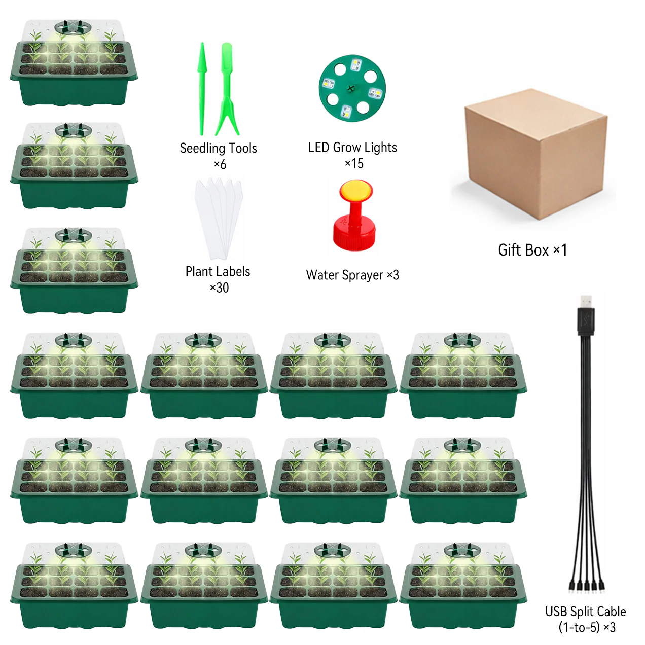 🌱 🎁 Final Day Sale-Adjustable Humidity Seed Starter Trays - Image 20