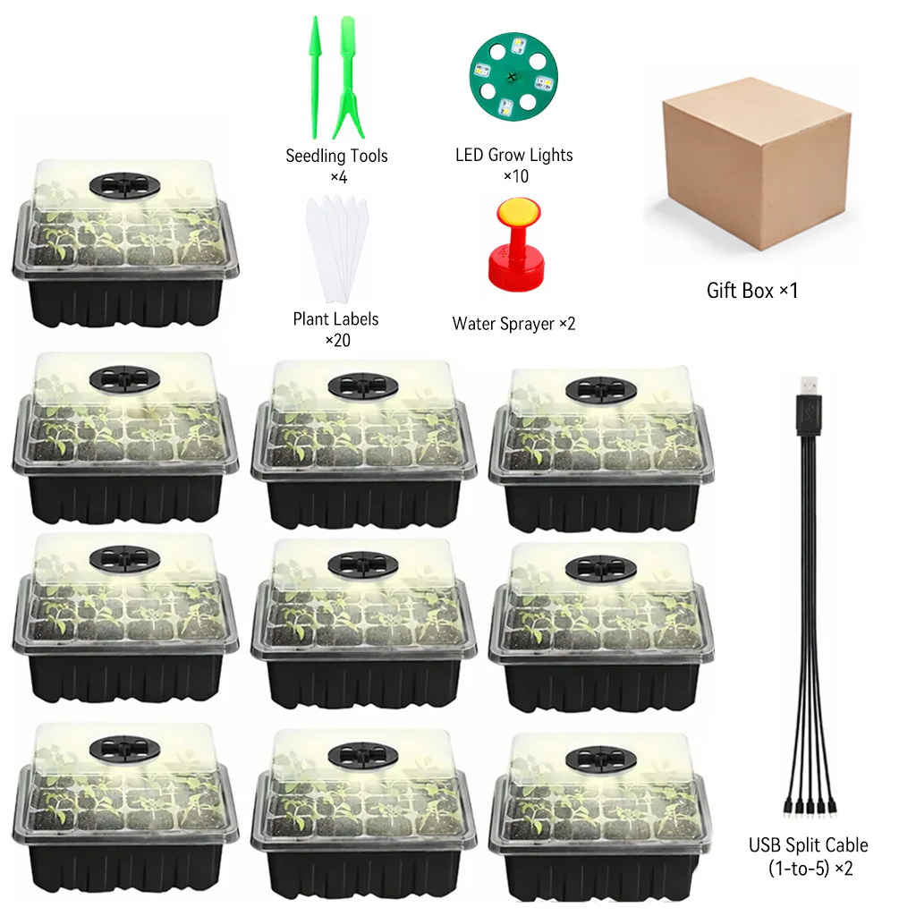 🌱 🎁 Final Day Sale-Adjustable Humidity Seed Starter Trays - Image 21