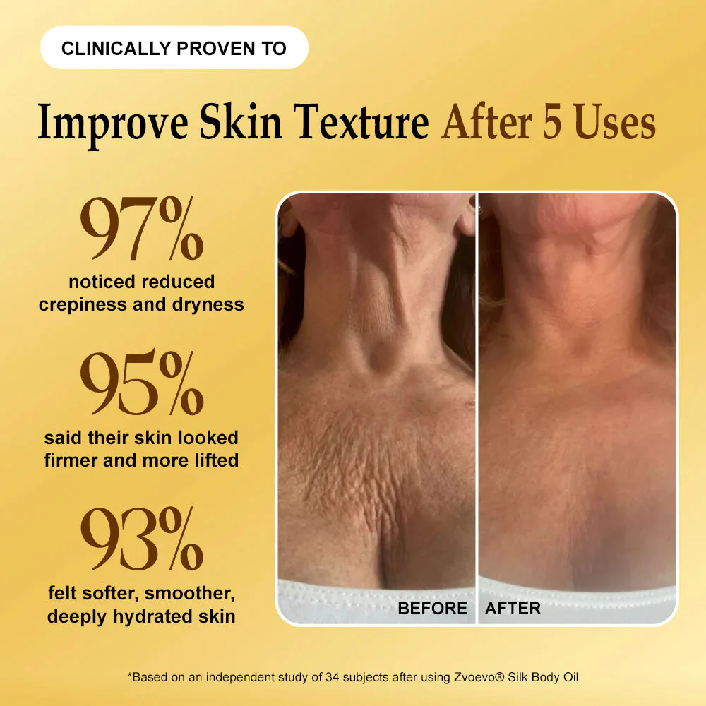 ✅ODEIUN® 𝐒𝐢𝐥𝐤 𝐁𝐨𝐝𝐲 𝐎𝐢𝐥 ✨ Firms, Lifts & Smooths the Skin, Reduces Wrinkles, and Restores Youthful Elasticity - Image 3