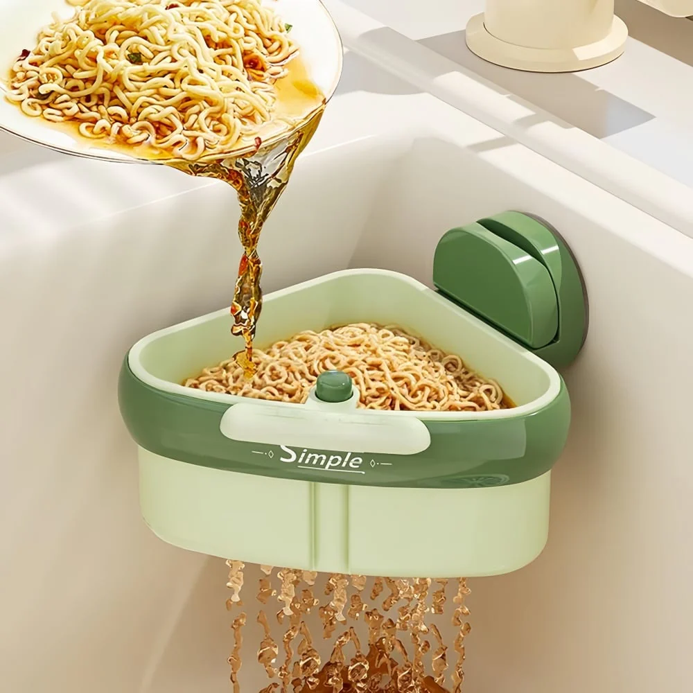 💧2025 New Release - Suction Cup Sink Corner Rack - Image 2