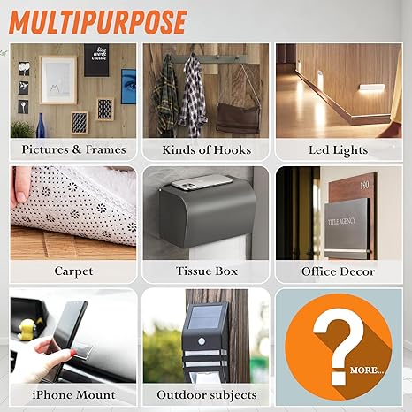 ✨⏰Final 6-hour Preferential Deal✨Extra Large Double Sided Tape , Clear & Tough Nano Tape, Multipurpose Mounting Tape - Image 5
