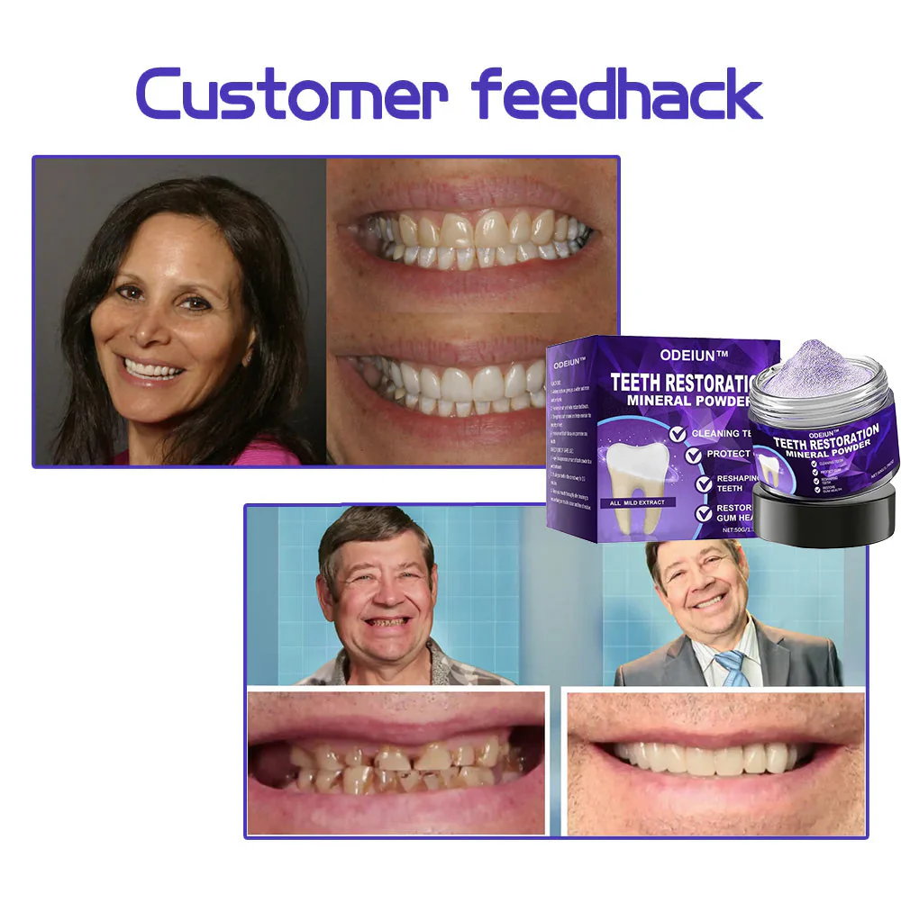 🎁Flash Sale - Don’t Miss Out - ODEIUN™ Teeth Restoration Mineral Powder🦷(ADA recommended)👩⚕️(Treats periodontitis and mouth ulcers, prevents tooth loss, and repairs gum recession) - Image 3