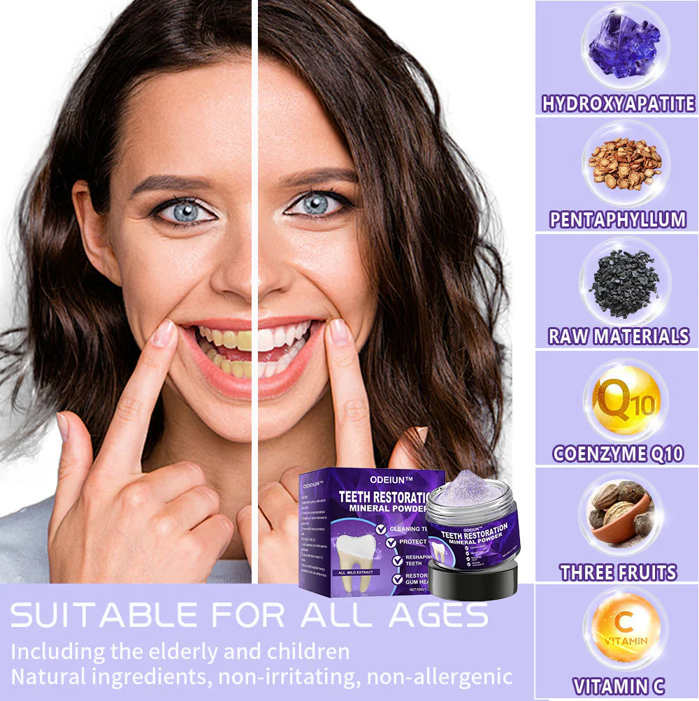 🎁Flash Sale - Don’t Miss Out - ODEIUN™ Teeth Restoration Mineral Powder🦷(ADA recommended)👩⚕️(Treats periodontitis and mouth ulcers, prevents tooth loss, and repairs gum recession) - Image 5