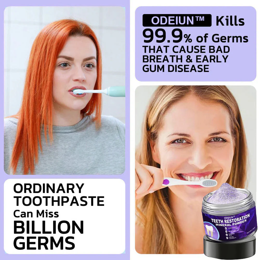 🎁Flash Sale - Don’t Miss Out - ODEIUN™ Teeth Restoration Mineral Powder🦷(ADA recommended)👩⚕️(Treats periodontitis and mouth ulcers, prevents tooth loss, and repairs gum recession) - Image 6