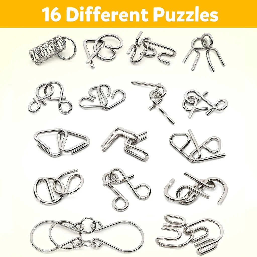 ✅ ✅ The Best Gift🎁 Metal Montessori Puzzle Solving - Image 12