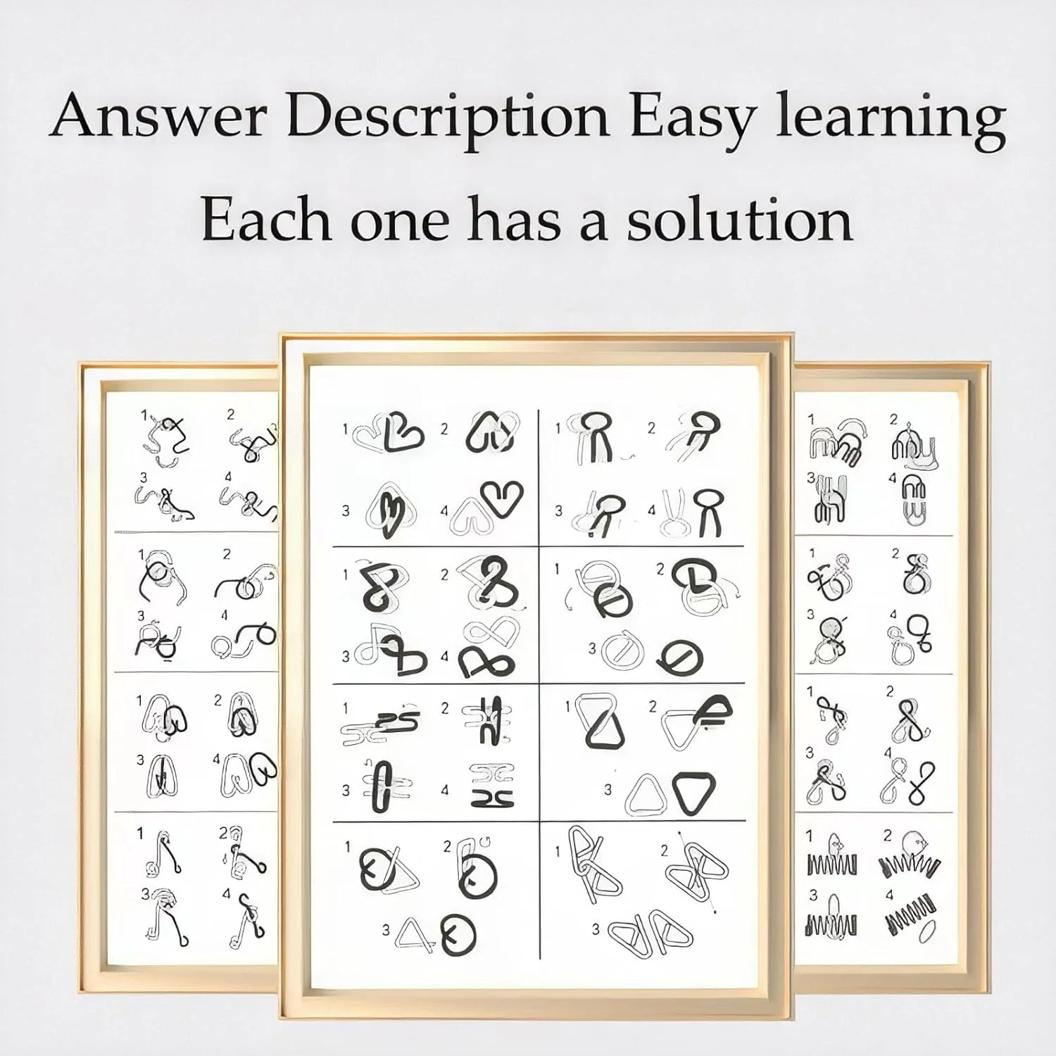 ✅ ✅ The Best Gift🎁 Metal Montessori Puzzle Solving - Image 4
