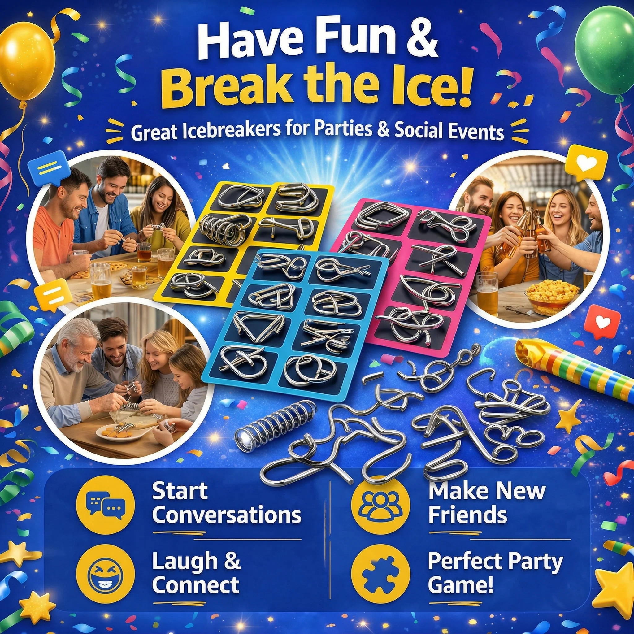 ✅ ✅ The Best Gift🎁 Metal Montessori Puzzle Solving - Image 7