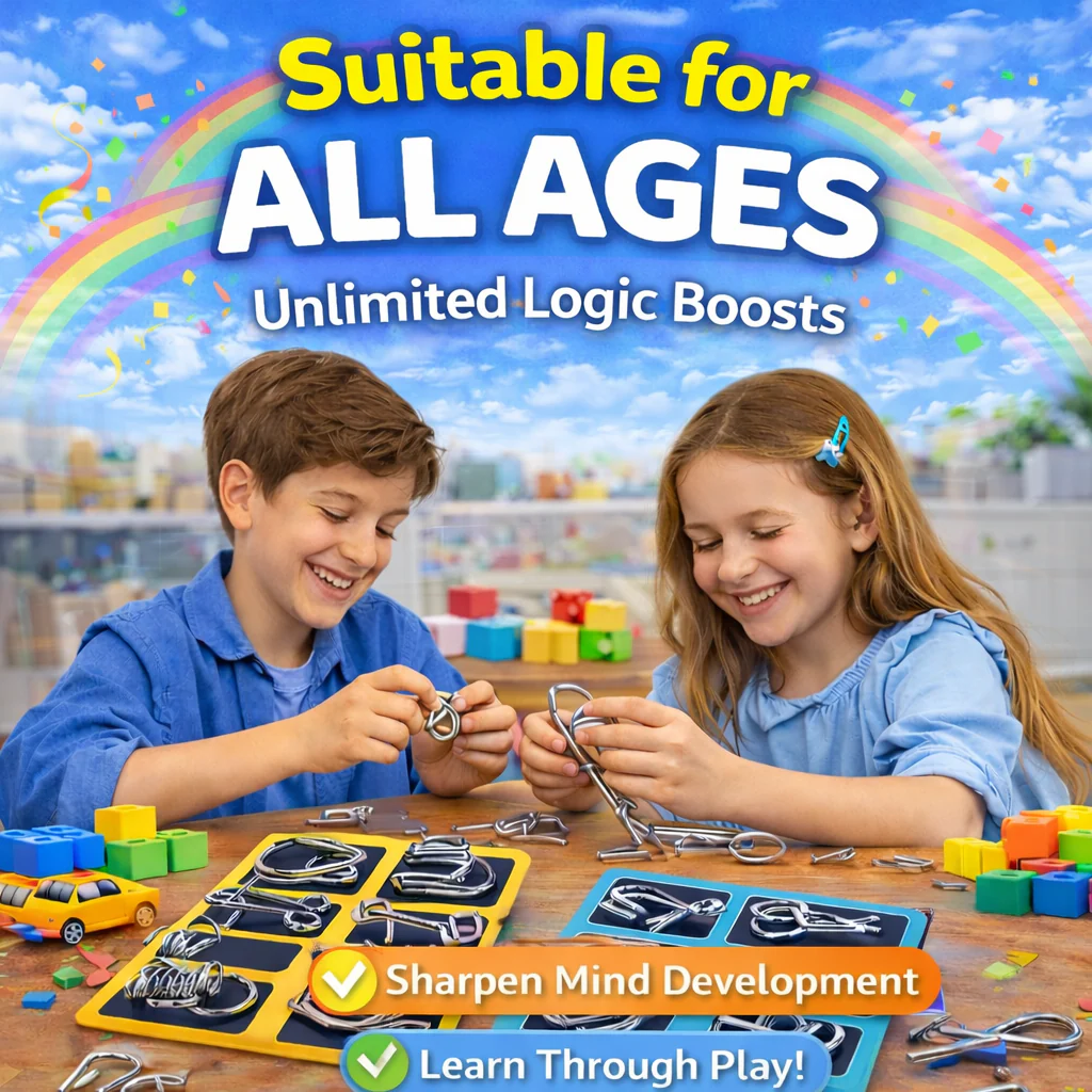 ✅ ✅ The Best Gift🎁 Metal Montessori Puzzle Solving - Image 8