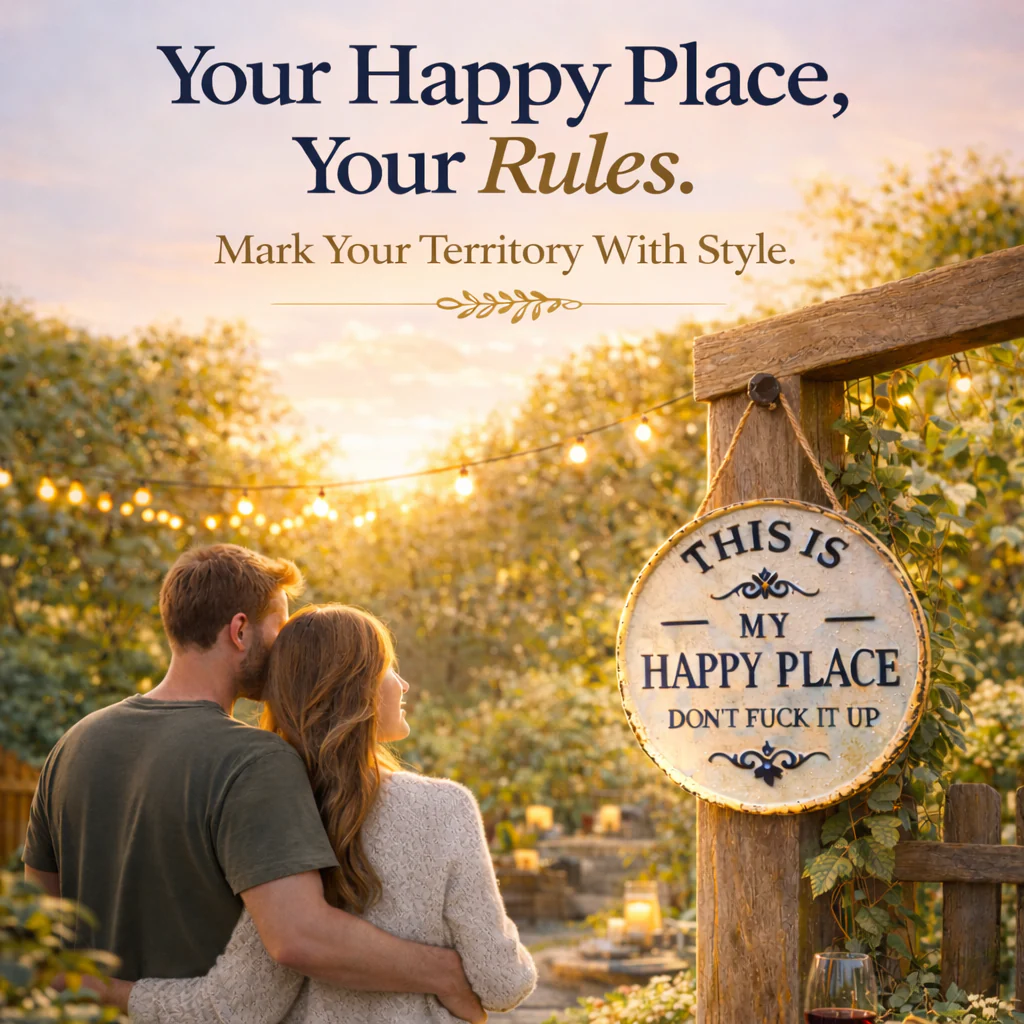 🥰 “This Is My Happy Place” Door Sign - Image 3