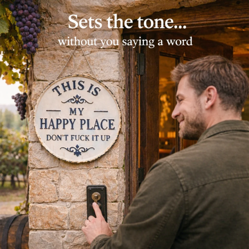 🥰 “This Is My Happy Place” Door Sign - Image 4