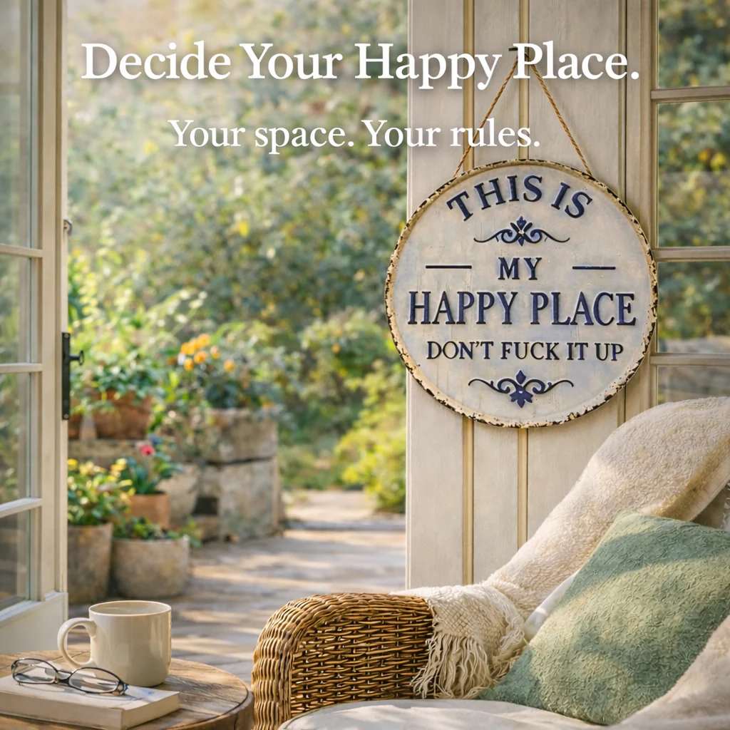 🥰 “This Is My Happy Place” Door Sign - Image 5