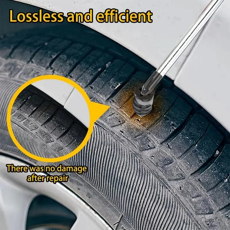 🔥2026 hot sale 🔥 Instant Tire Plug Repair Kit 🚗✨ Free Screwdriver Included! ⭐ - Image 10