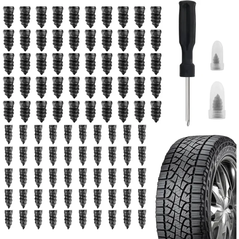 🔥2026 hot sale 🔥 Instant Tire Plug Repair Kit 🚗✨ Free Screwdriver Included! ⭐ - Image 5