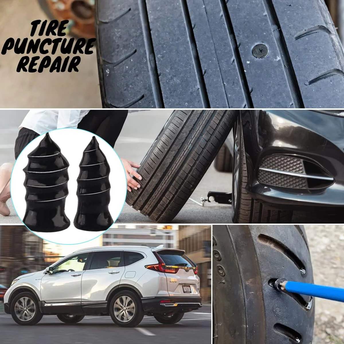 🔥2026 hot sale 🔥 Instant Tire Plug Repair Kit 🚗✨ Free Screwdriver Included! ⭐ - Image 7